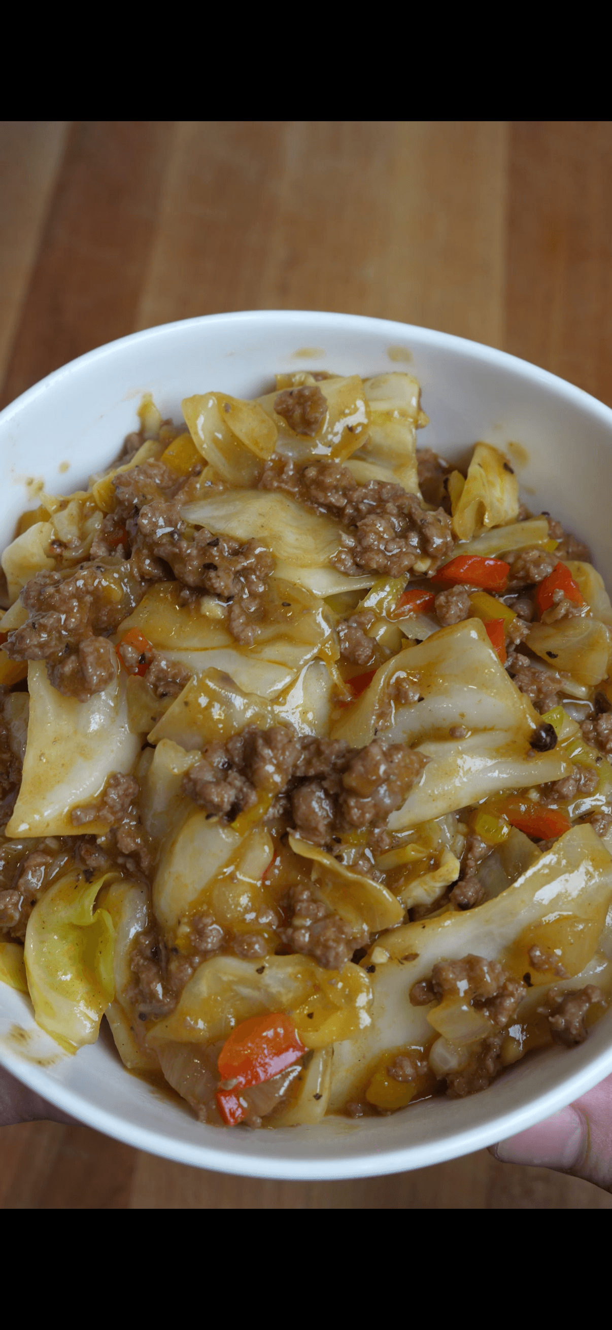 Venison Dirty Cabbage