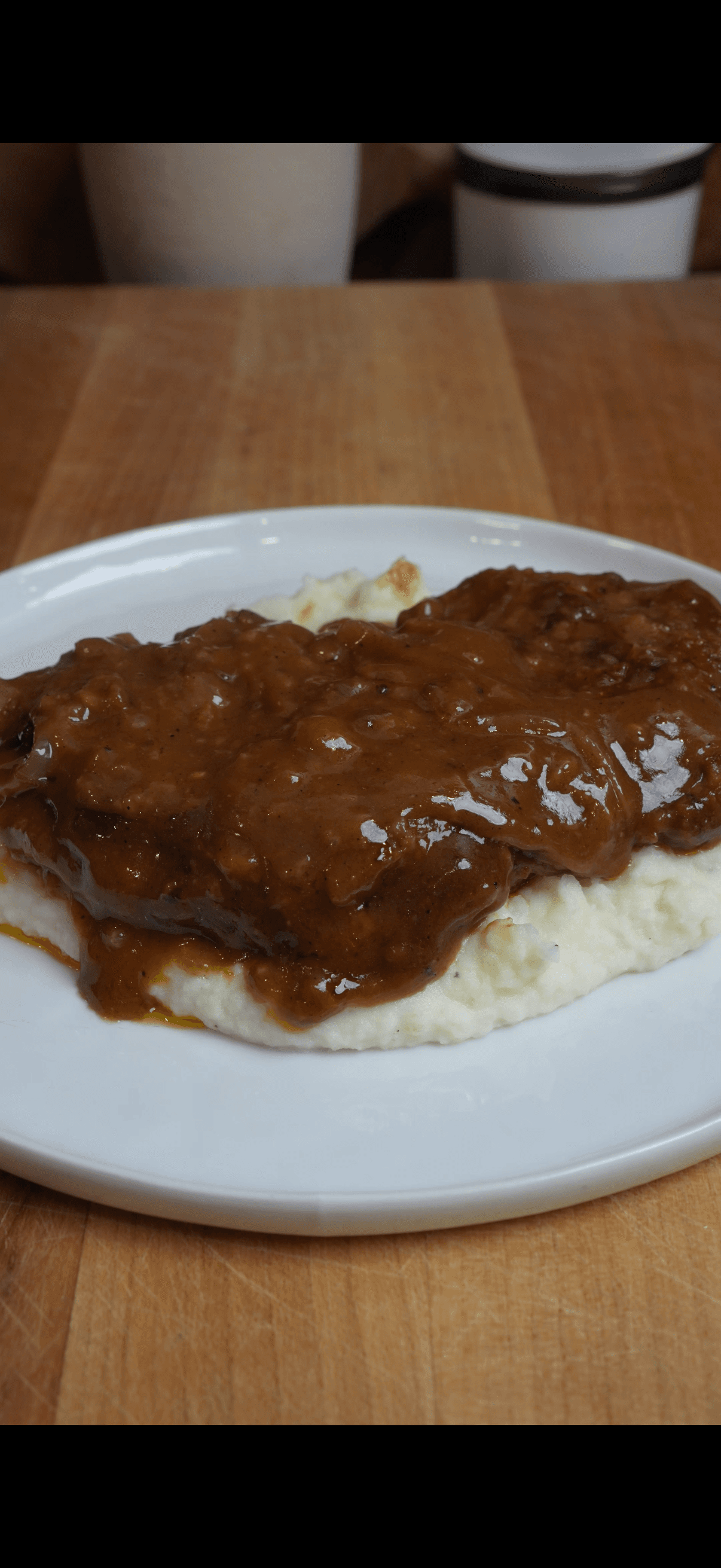 Smothered Venison Cubed Steak