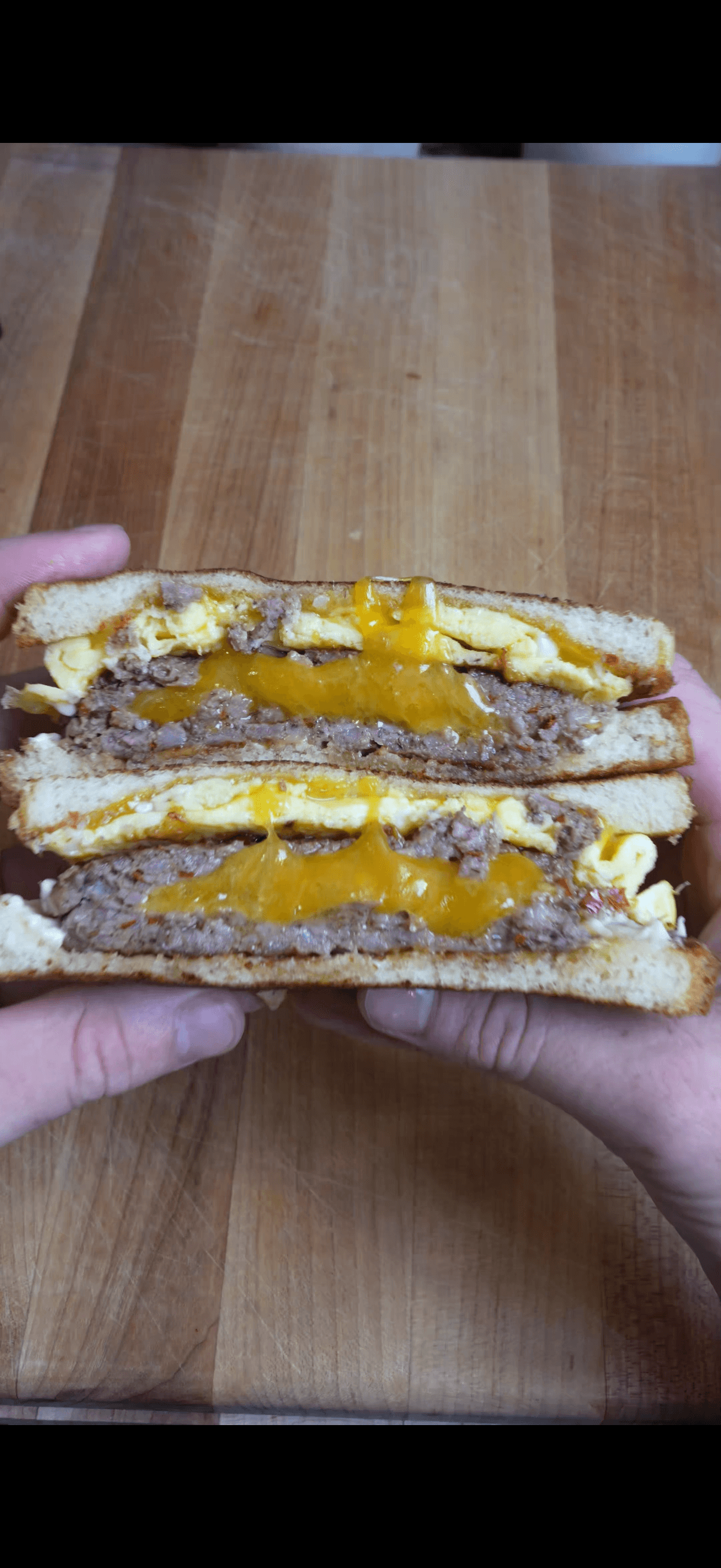 Venison Breakfast Juicy Lucy