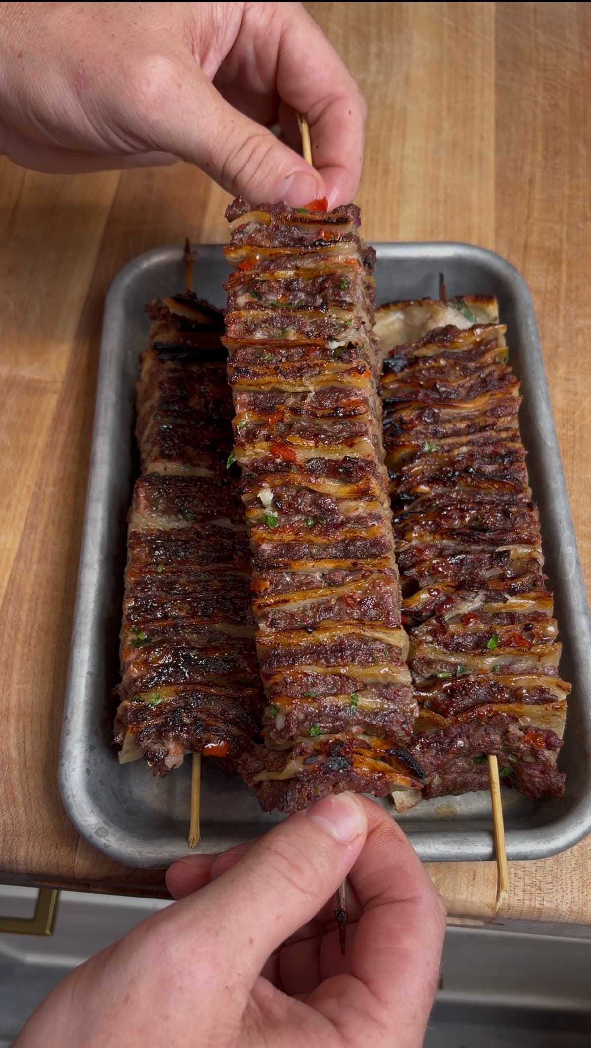 Venison Tortilla Kabobs