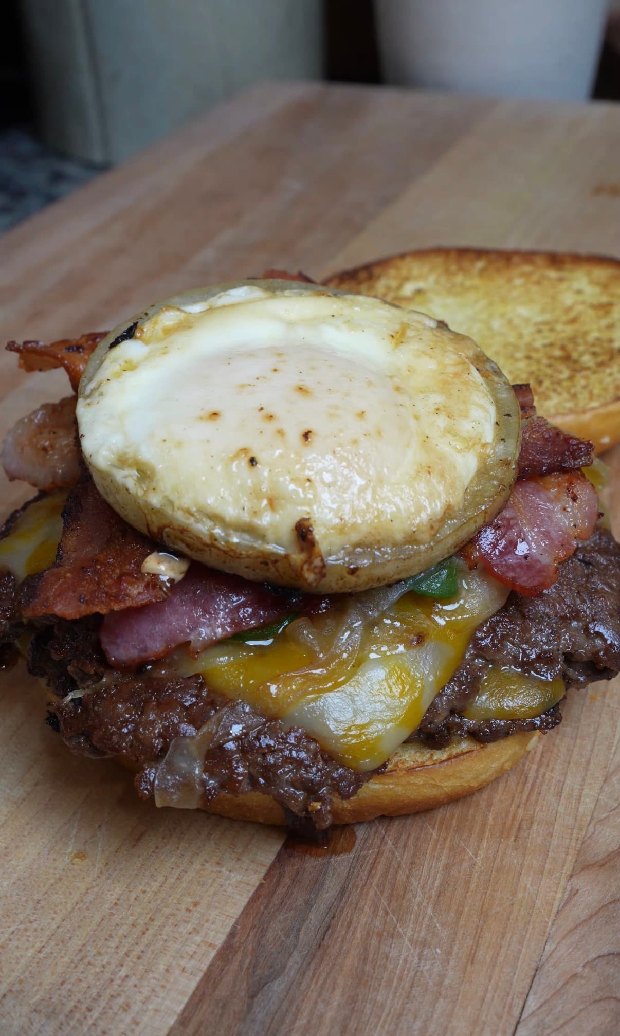 Venison Breakfast Burger