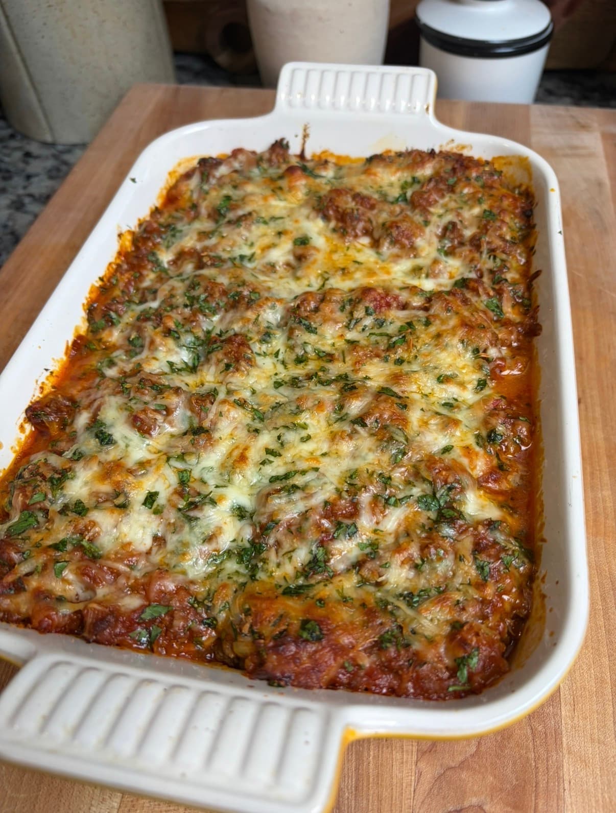 Venison lasagna Rolls