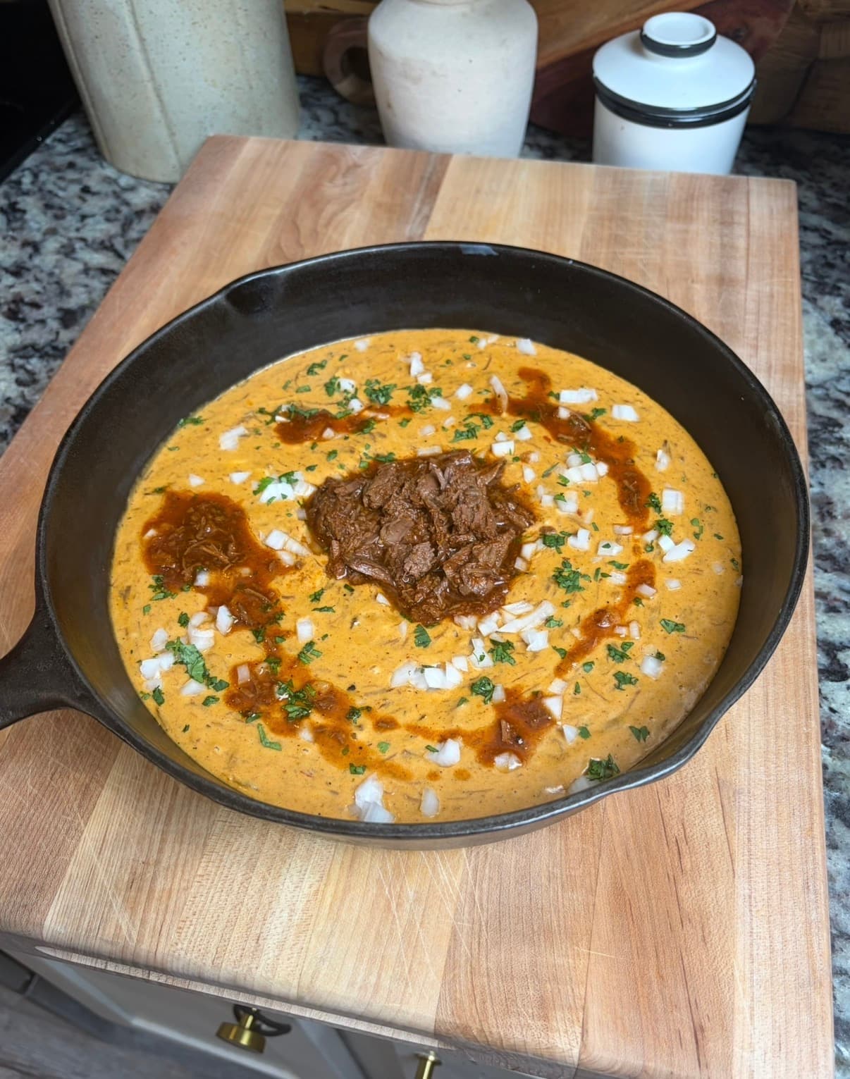 Venison Birria Queso