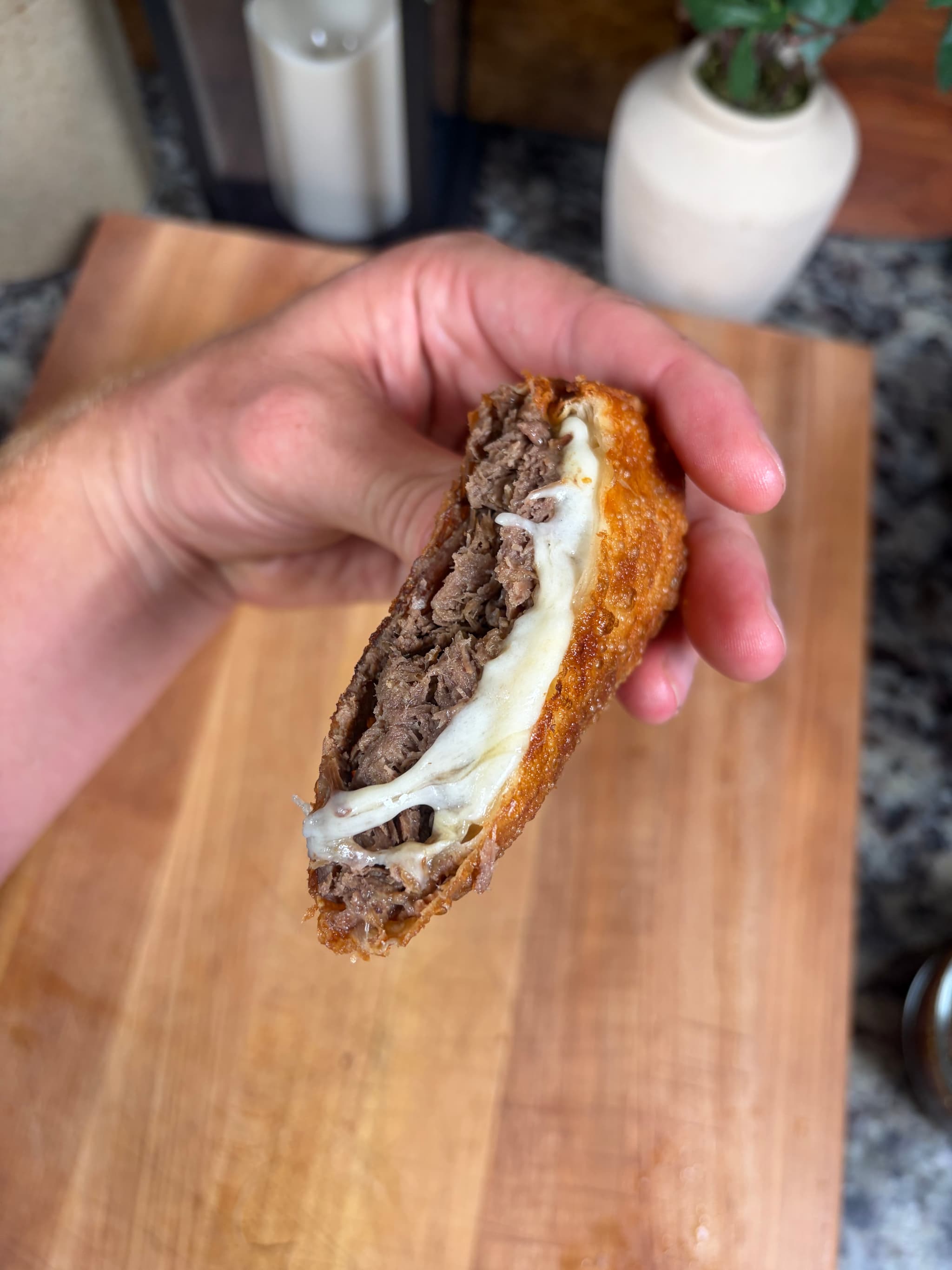 Venison French Dip Egg Rolls