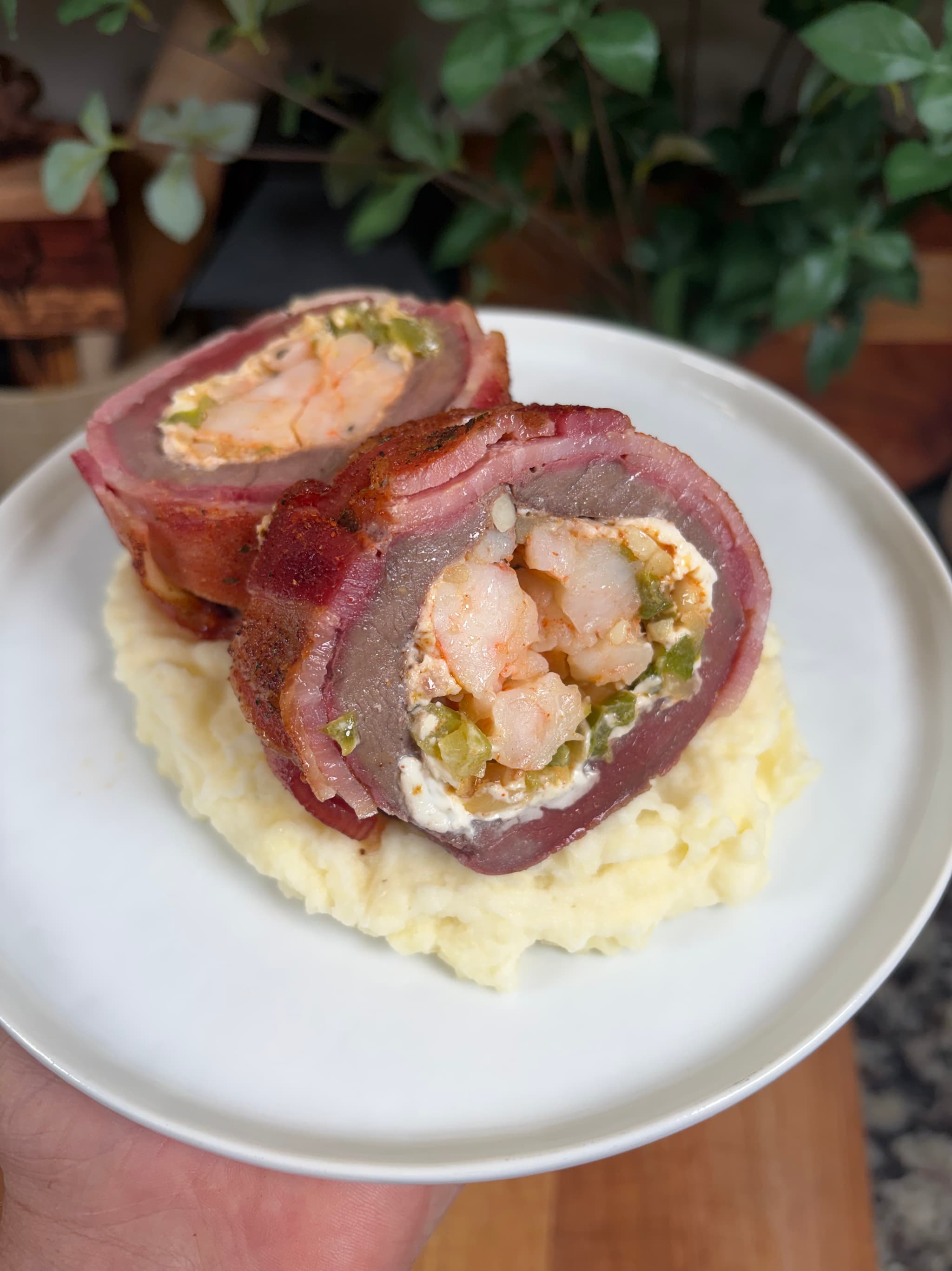 Cajun Shrimp-Stuffed Venison Loin