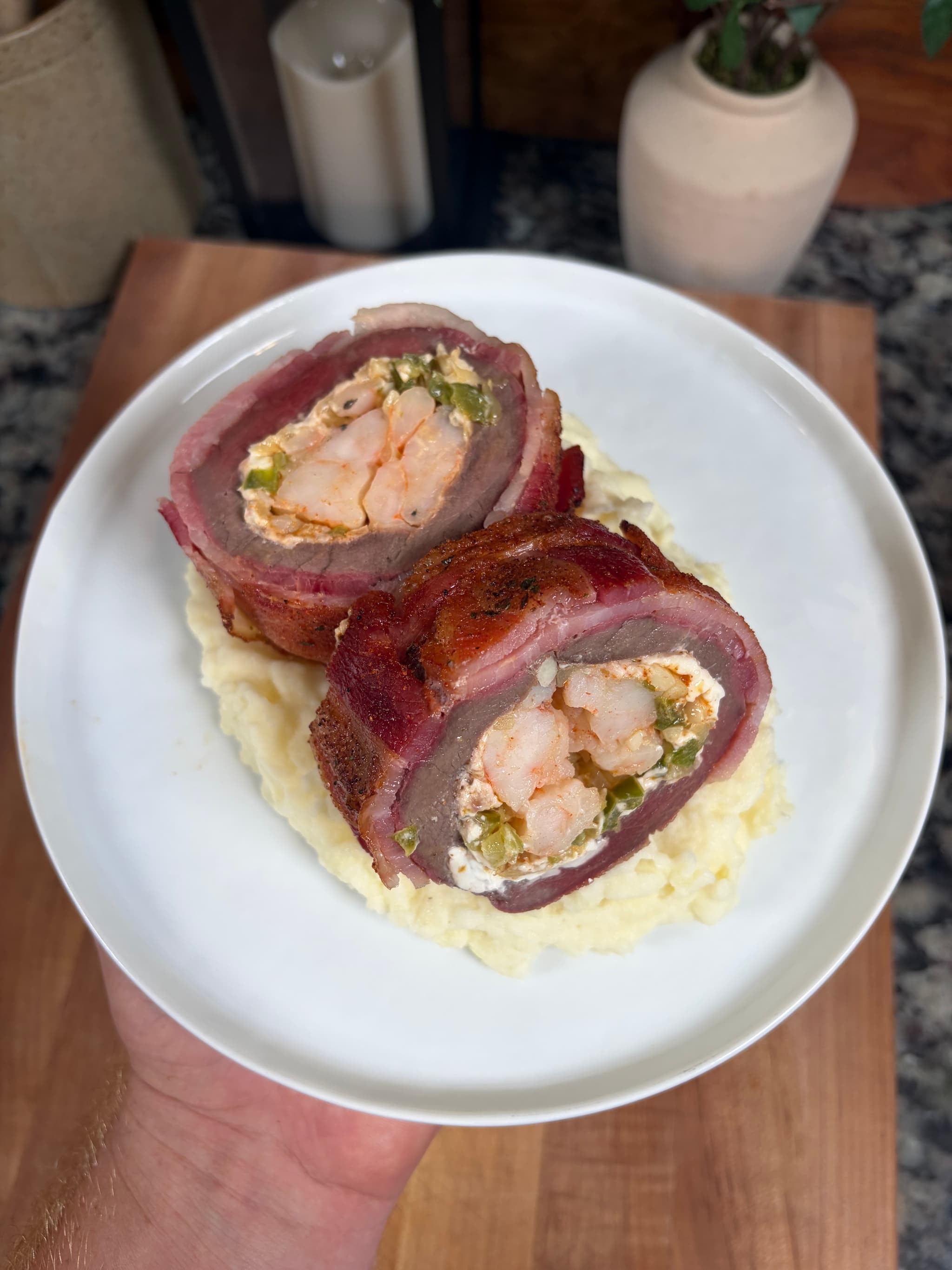 Cajun Shrimp-Stuffed Venison Loin