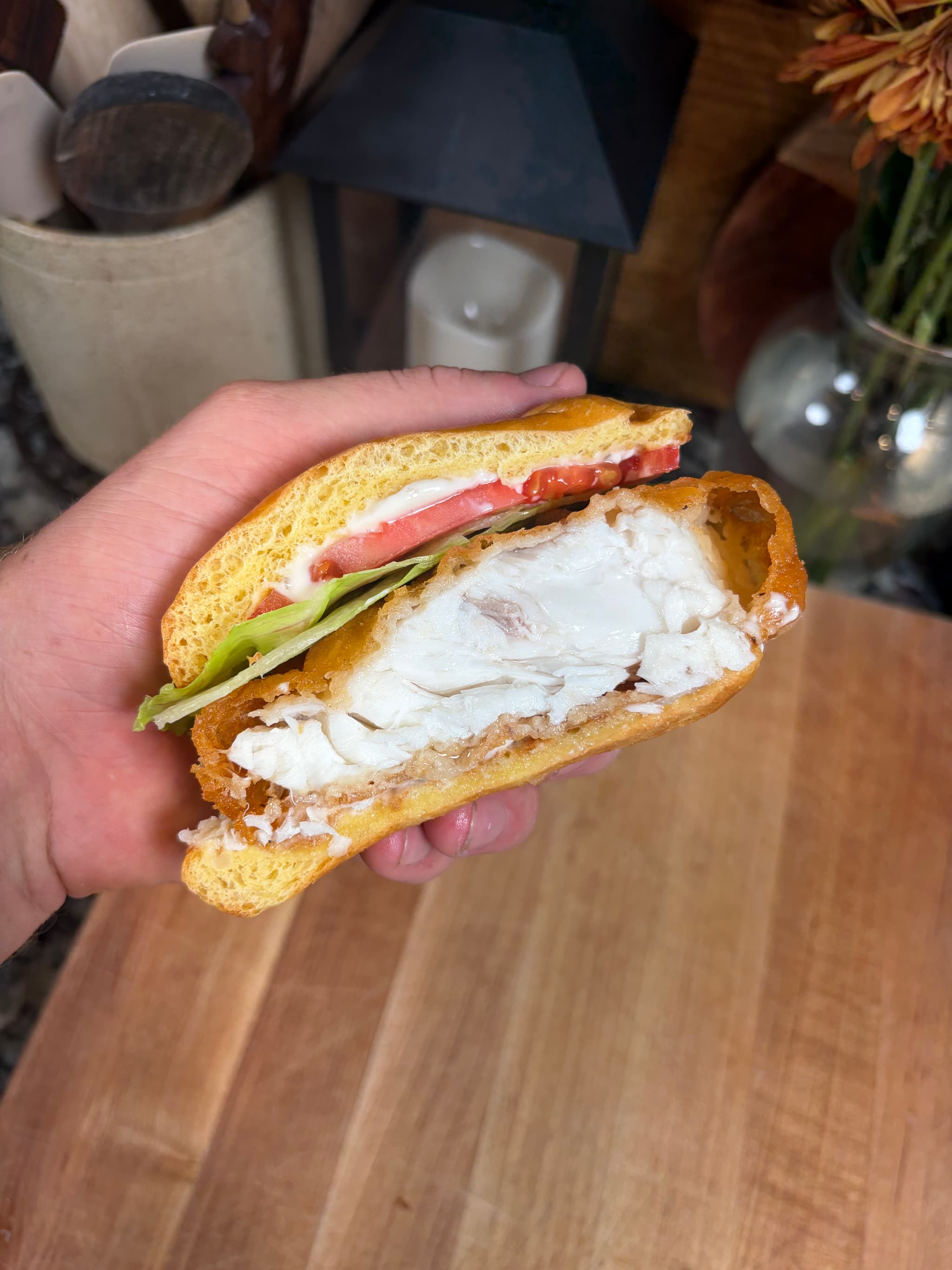 Fried Grouper Sandwich