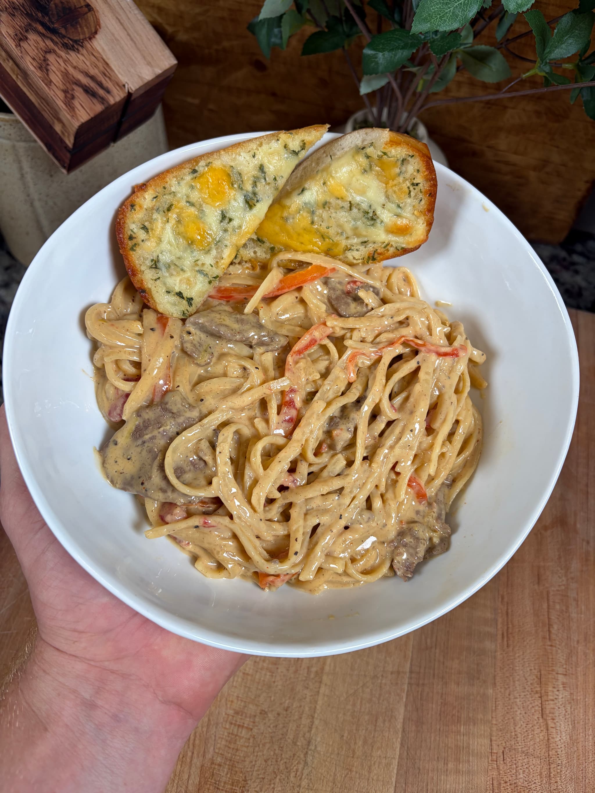 Venison Queso Pasta
