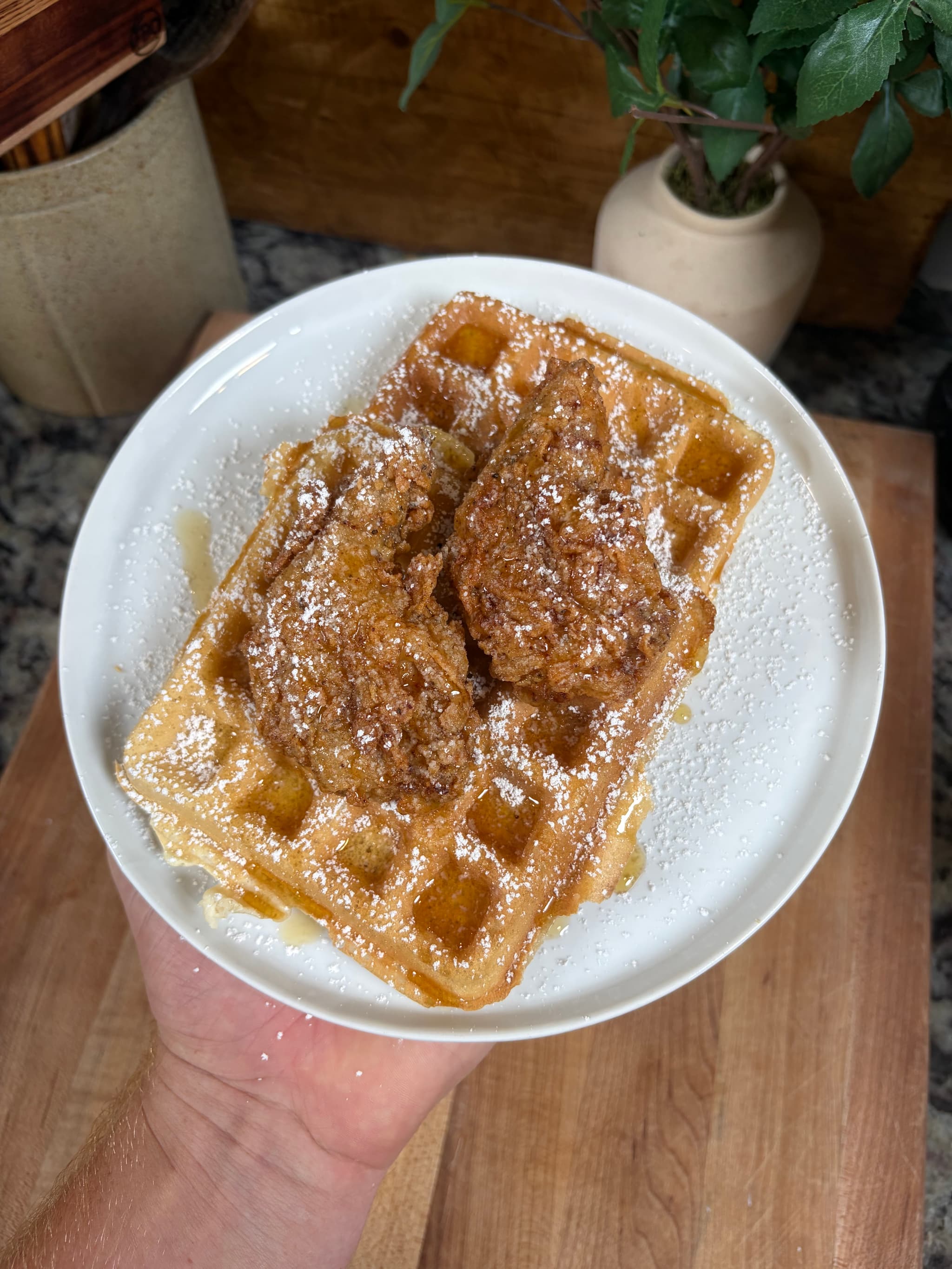 Squirrel and Waffles