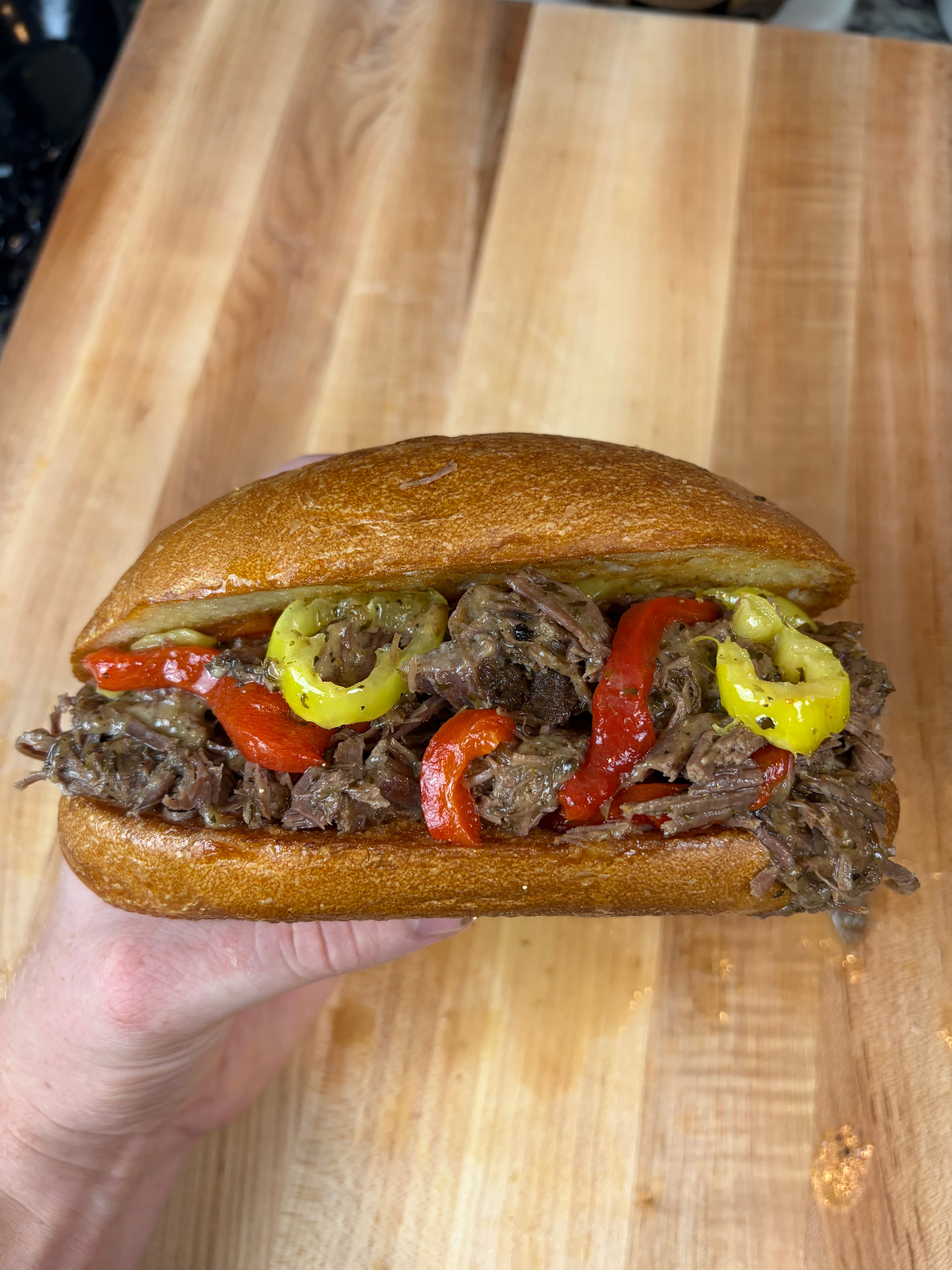 Venison Cheesy Italian Sub