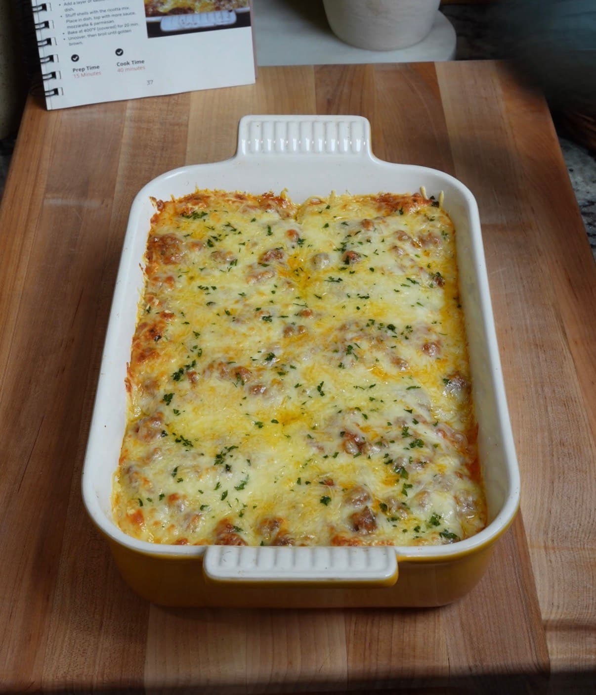 Venison Stuffed Shells