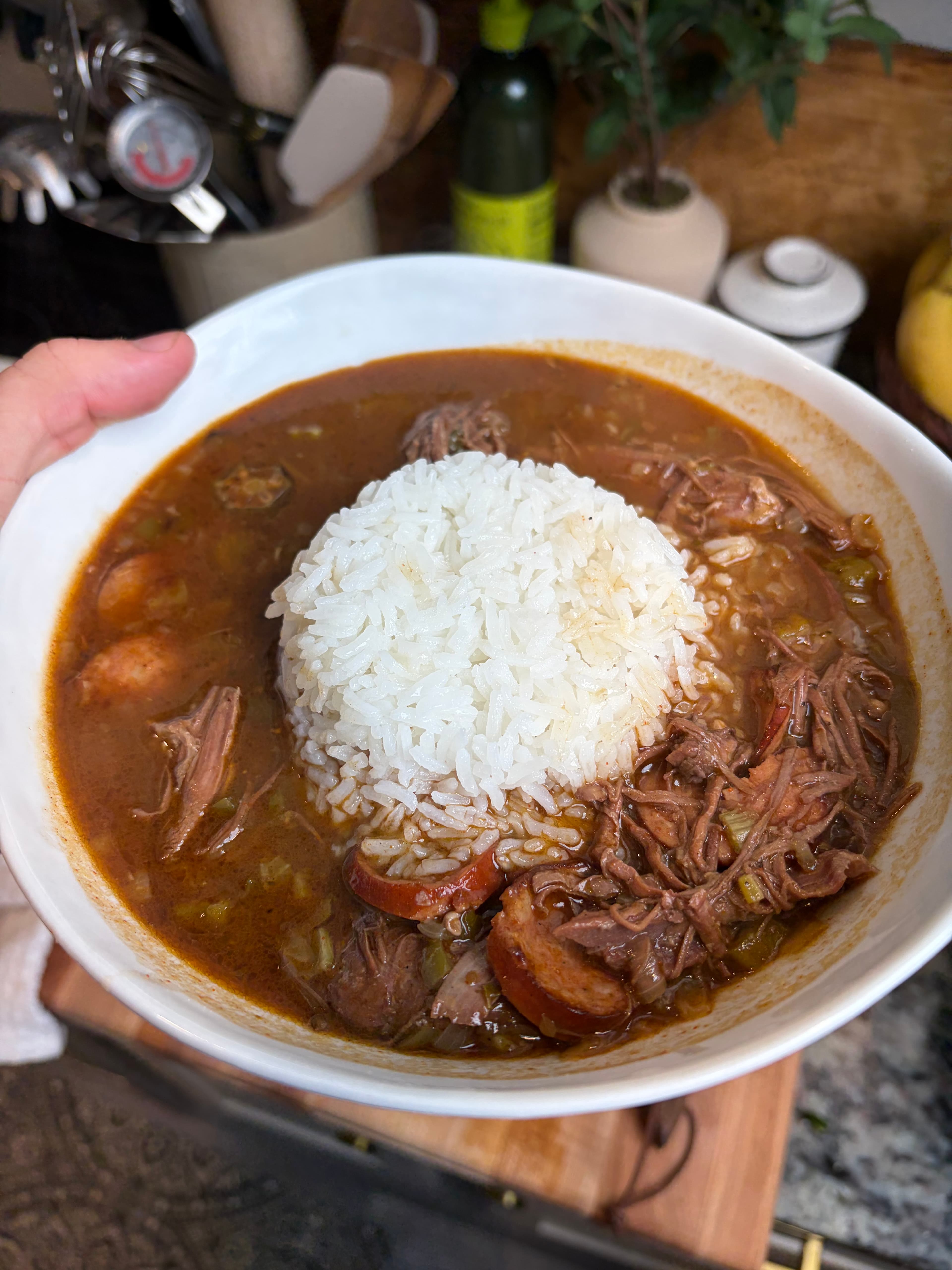 Wild Turkey Leg Gumbo
