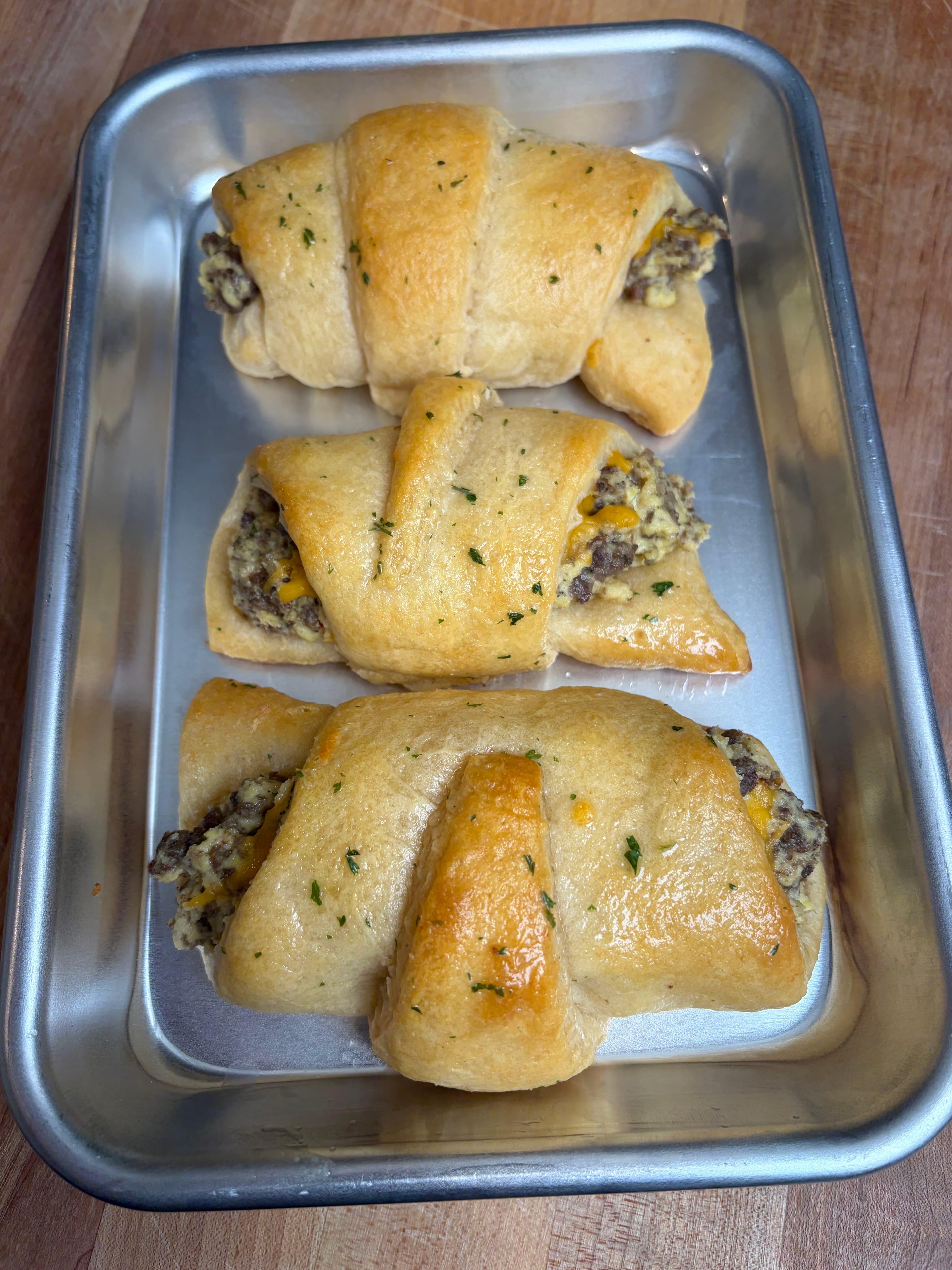 Venison Breakfast Croissants