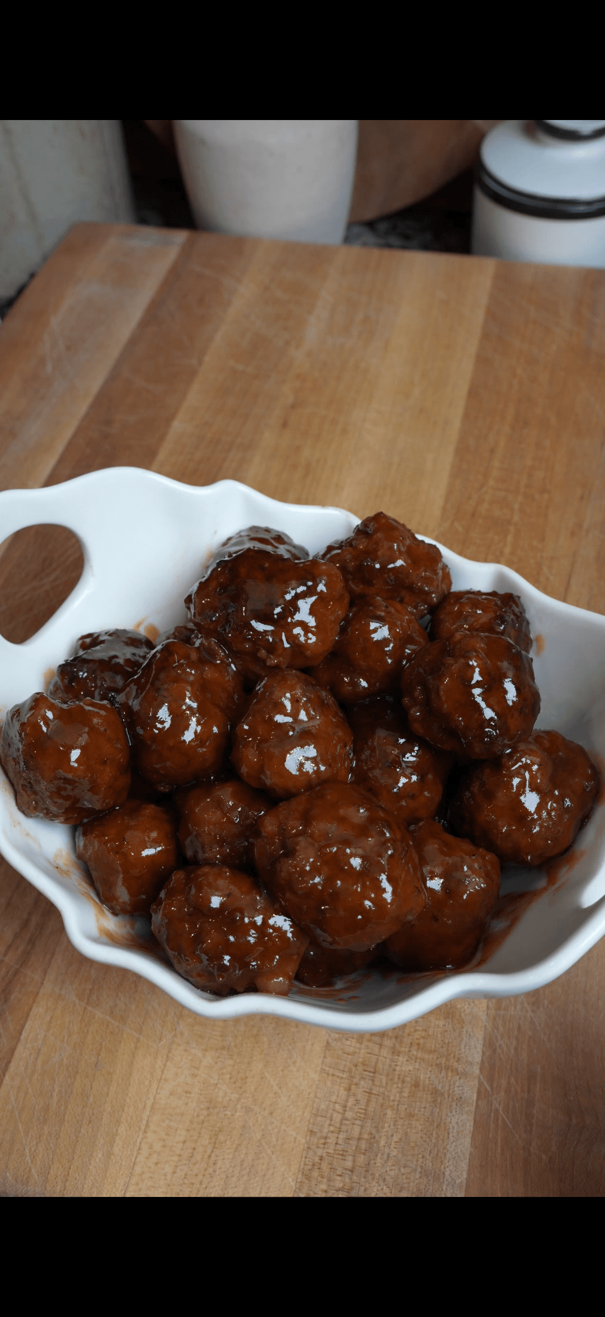 Venison BBQ Meatballs