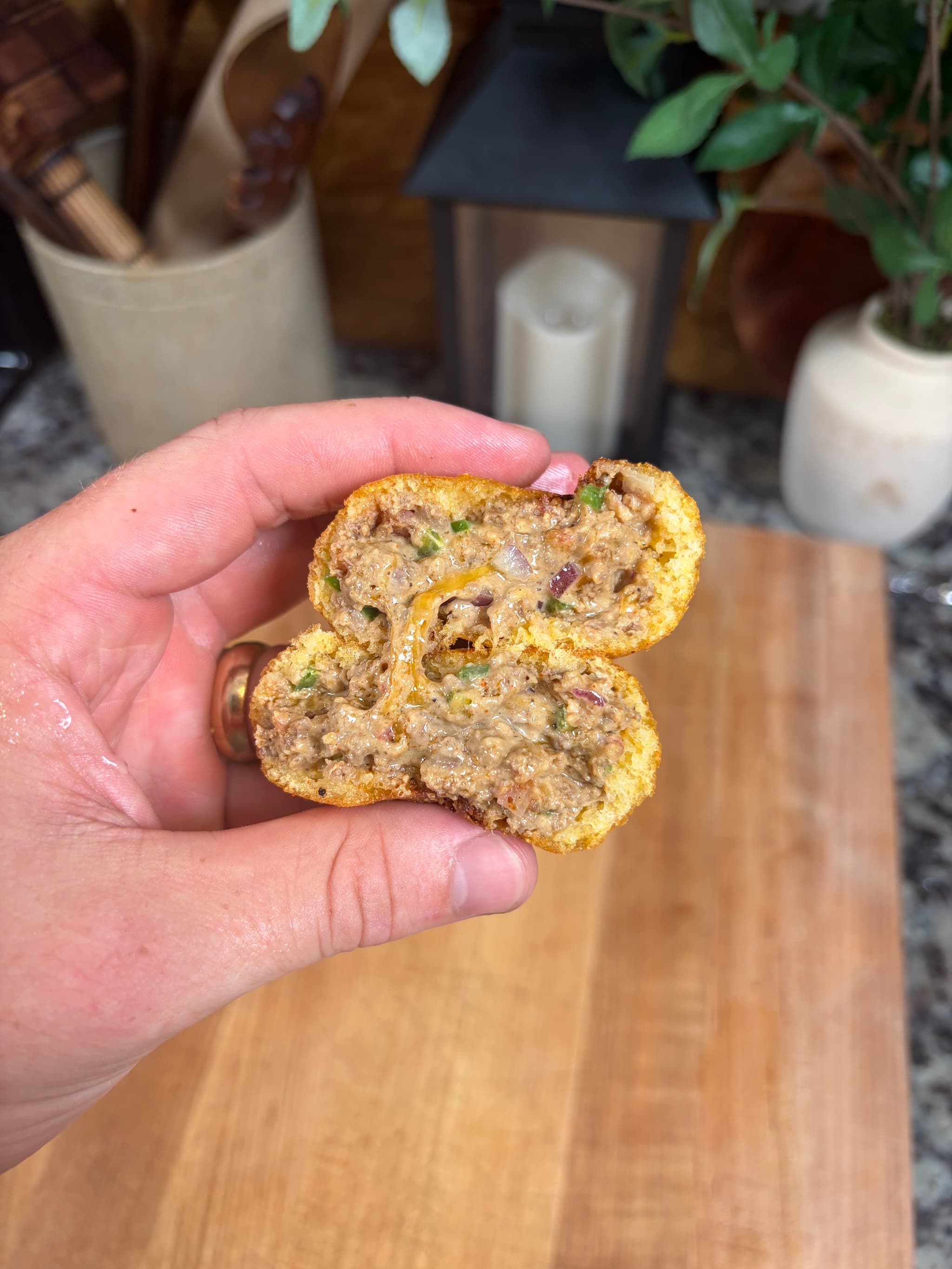 Venison Hush Puppy Bombs