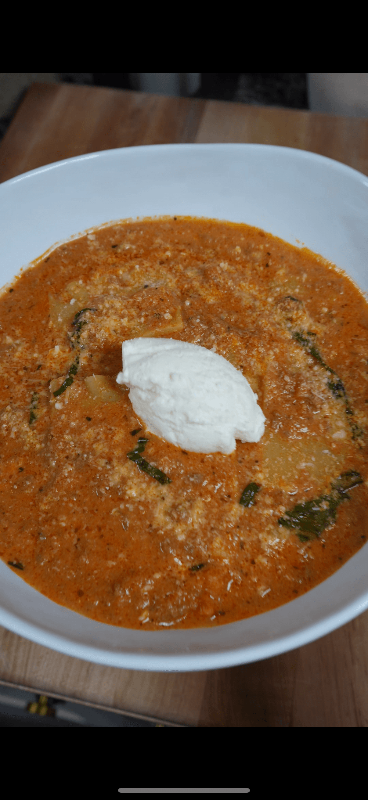 Venison Lasagna Soup