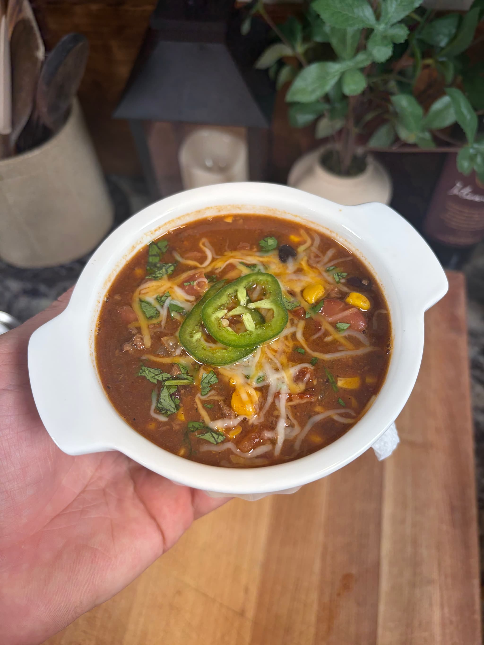Venison Taco Soup