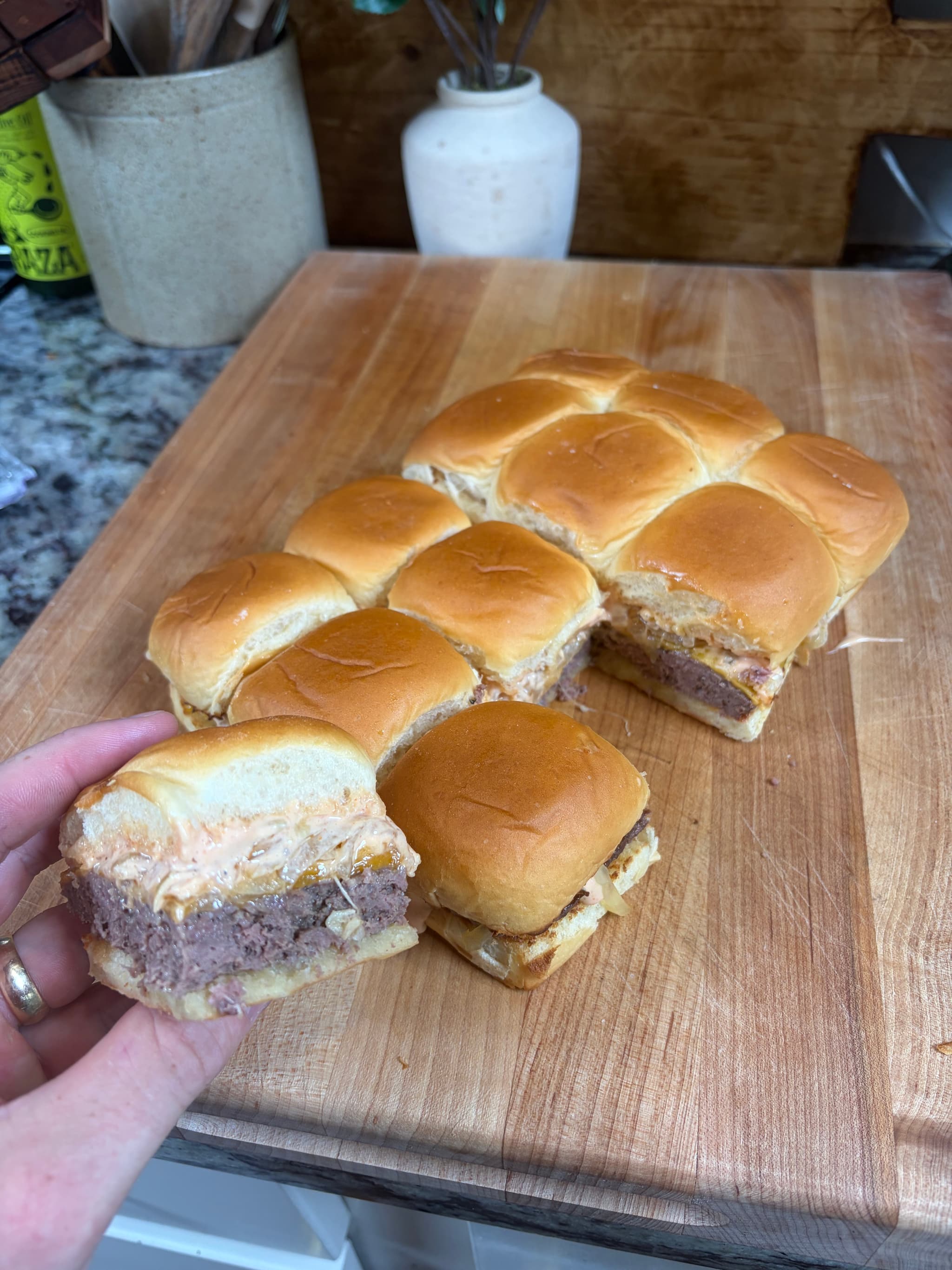 Venison Hawaiian Roll Sliders