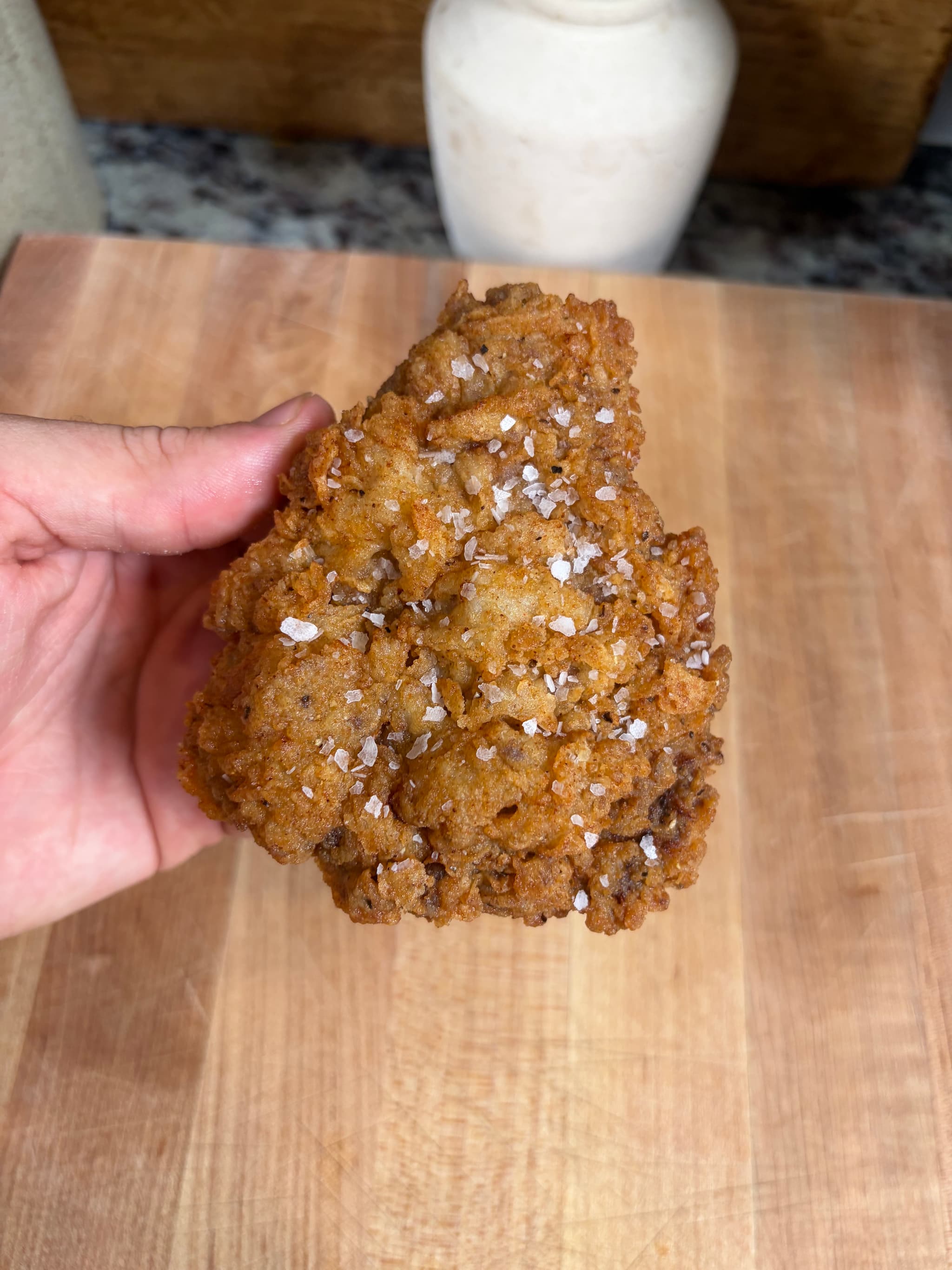 Venison Chicken Fried Steak Sandwich
